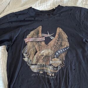 Harley-Davidson Navy Eagle Graphic Tee
